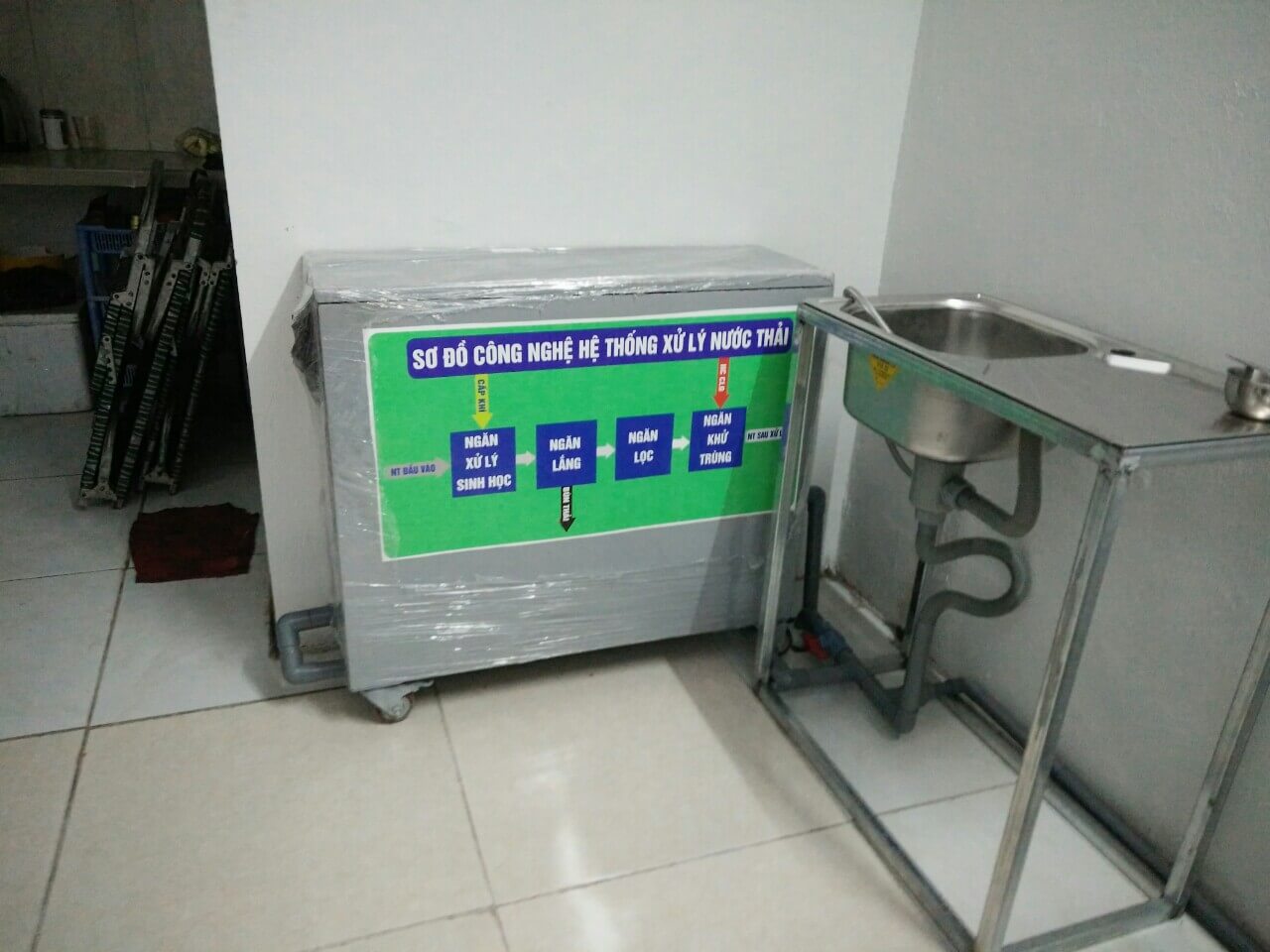 máy xử lý nước thải phòng khám nha khoa